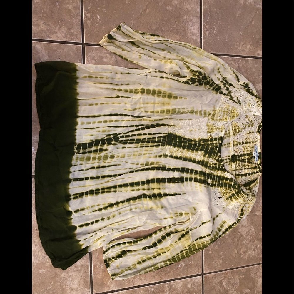 Claudia Richard L Tie Dye Top Blouse